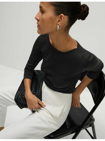 Marks & Spencer Черна дамска тениска Marks & Spencer