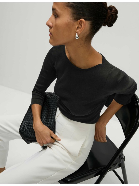 Marks & Spencer Черна дамска тениска Marks & Spencer