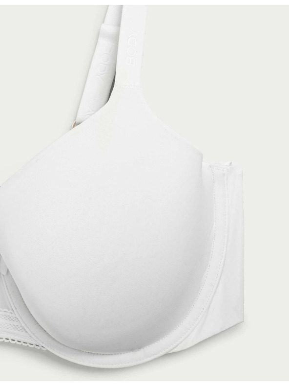 Marks & Spencer Сутиен с подплънки и пълни чашки, размер 4, с подплънки и пълни чашки, размер 4, с подплънки и пълни чашки. A-E Marks & Spencer бял