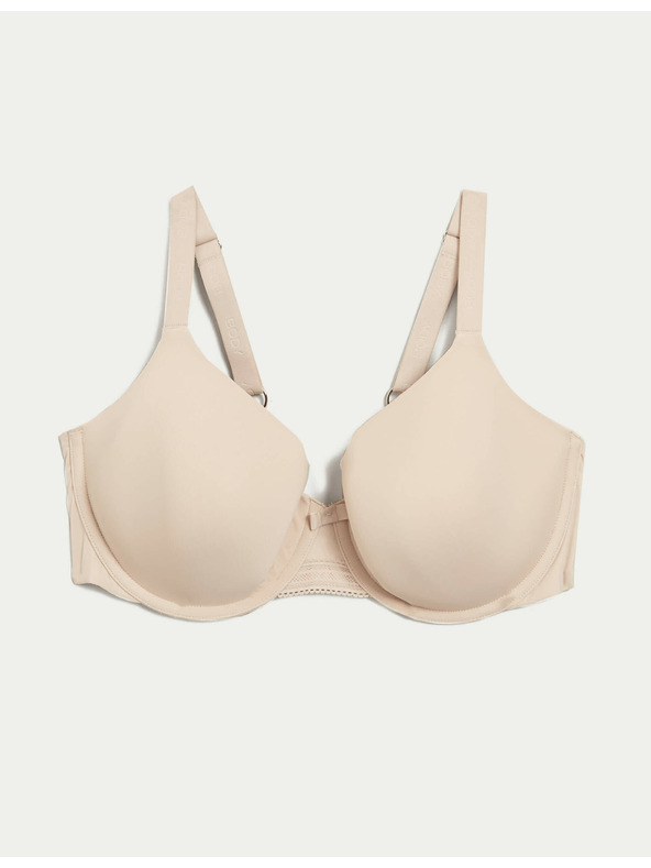 Marks & Spencer Сутиен с подплънки и пълни чашки, размер 3,5 см, размер 4,5 см, с подплънки и пълни чашки. A-E Marks & Spencer бежов