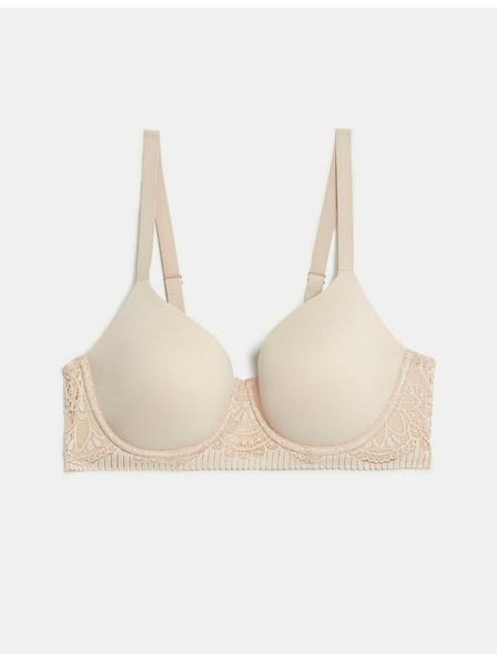 Marks & Spencer Сутиен Body Soft™ с гладка подплънка и пълни чашки, размер 4,5 унж. A-E Marks & Spencer бежов