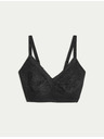 Marks & Spencer Черен дамски сутиен с дантела Marks & Spencer Flexifit™