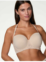 Marks & Spencer Бежов дамски сутиен с презрамки Marks & Spencer Body Soft™