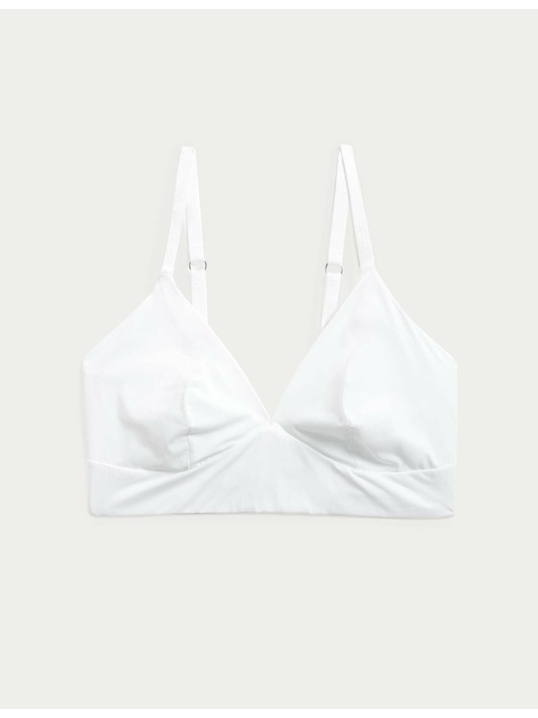 Marks & Spencer Бял дамски сутиен с подплънки Marks & Spencer Flexifit™