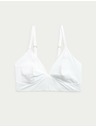 Marks & Spencer Бял дамски сутиен с подплънки Marks & Spencer Flexifit™