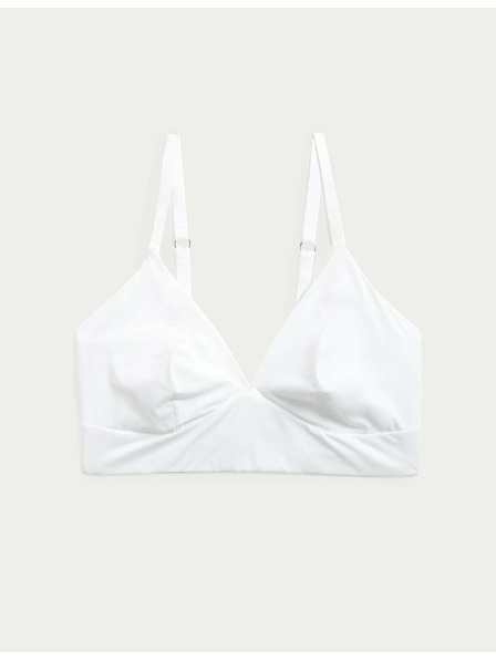 Marks & Spencer Бял дамски сутиен с подплънки Marks & Spencer Flexifit™