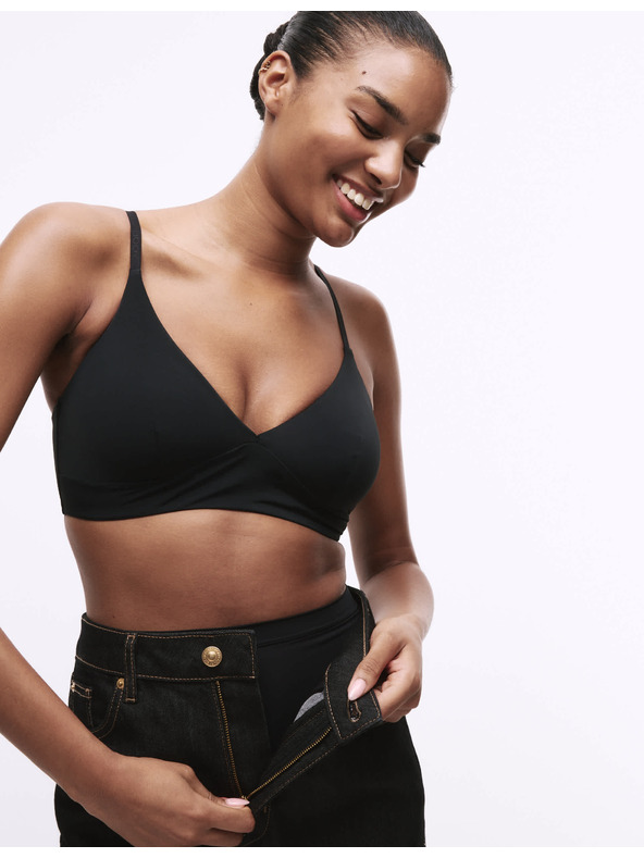 Marks & Spencer Черен дамски сутиен с подплънки Marks & Spencer Flexifit™