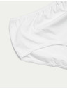 Marks & Spencer Миди бикини от памук Lycra®, 5 опаковки Marks & Spencer бели