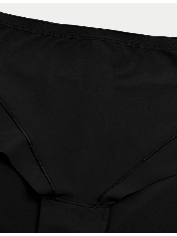 Marks & Spencer Леко пристягащи бикини с висока талия, без видим подгъв, 2 бр. в опаковка Marks & Spencer черни