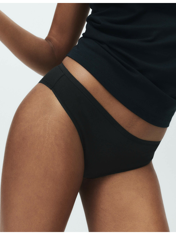 Marks & Spencer Бикини от бразилски модал, без видим подгъв, 5 бр. в опаковка Marks & Spencer черни