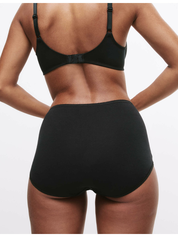 Marks & Spencer Памучни бикини с талия от Lycra®, 5 бр. в опаковка Marks & Spencer черни