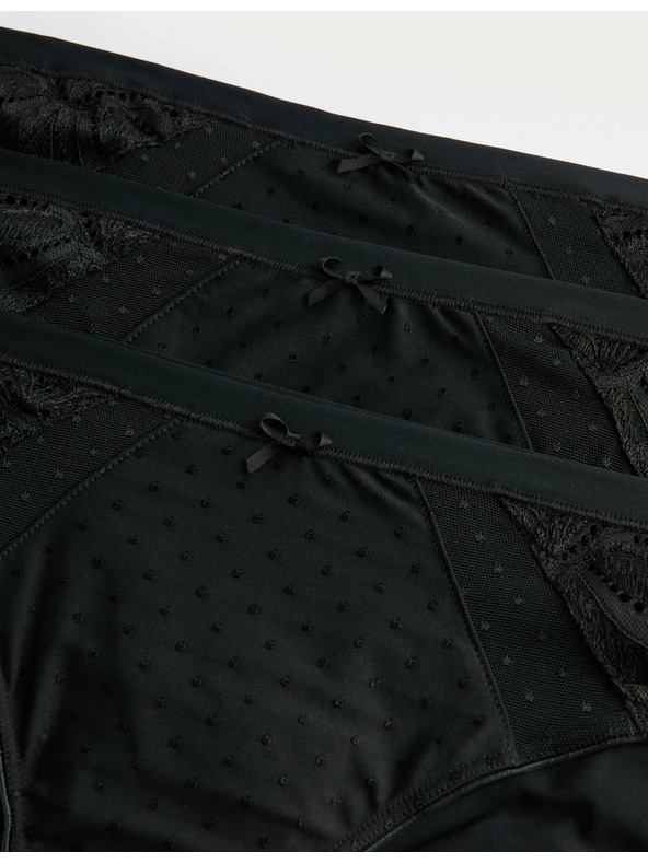 Marks & Spencer Бикини с дантела Amelia, 3 пакета Marks & Spencer Black