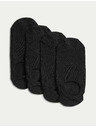 Marks & Spencer Комплект от четири чифта черни дамски чорапи Marks & Spencer Trainer liner low socks