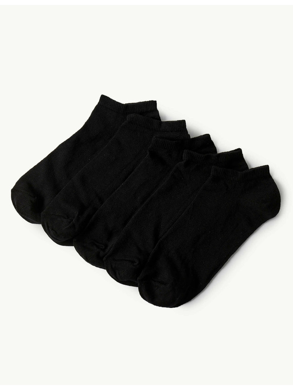 Marks & Spencer Комплект от пет чифта дамски чорапи в черно на Marks & Spencer