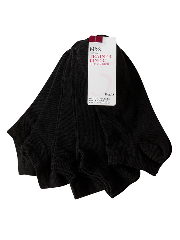 Marks & Spencer Комплект от пет чифта дамски чорапи в черно на Marks & Spencer