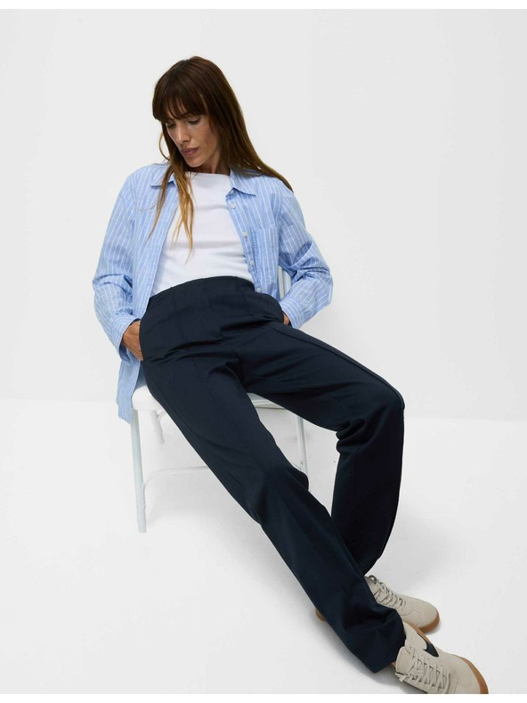 Marks & Spencer Тъмносини дамски панталони Marks & Spencer