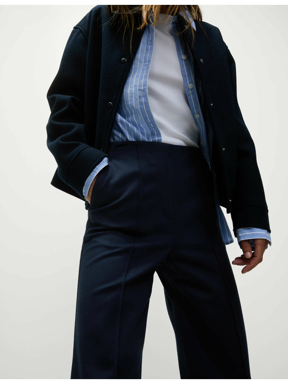 Marks & Spencer Тъмносини дамски панталони Marks & Spencer