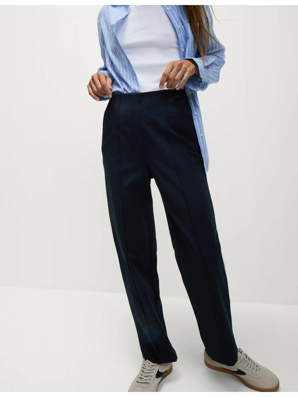 Marks & Spencer Тъмносини дамски панталони Marks & Spencer