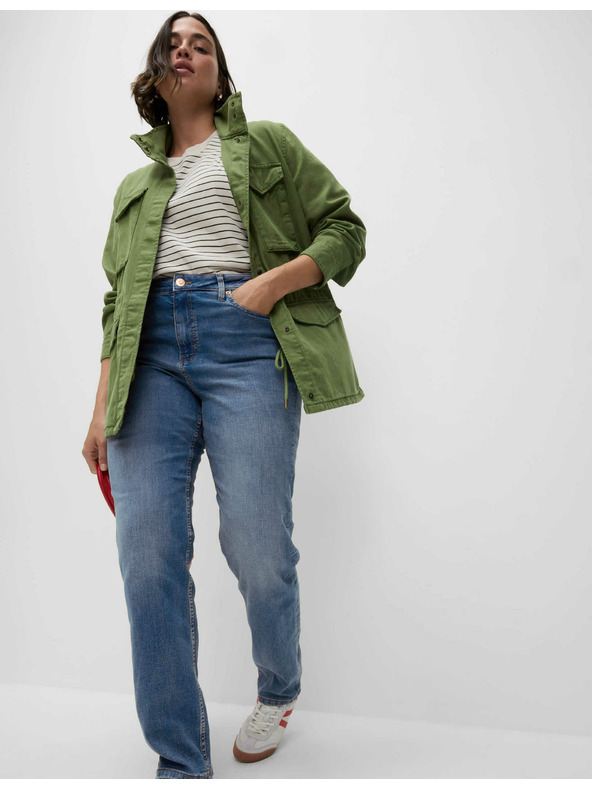 Marks & Spencer Сини дамски дънки с права кройка Marks & Spencer