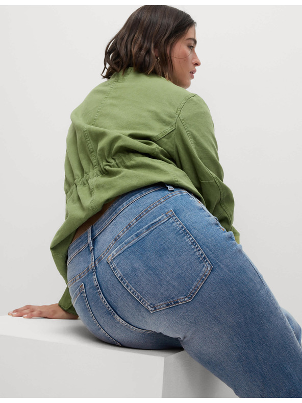 Marks & Spencer Сини дамски дънки с права кройка Marks & Spencer