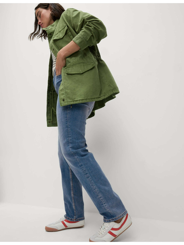 Marks & Spencer Сини дамски дънки с права кройка Marks & Spencer