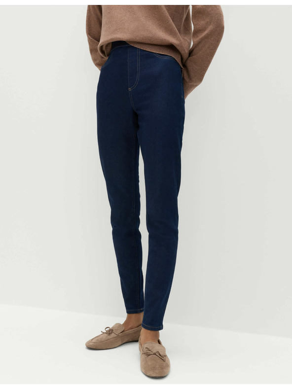 Marks & Spencer Marks & Spencer Тъмно сини дамски джинси с висока талия