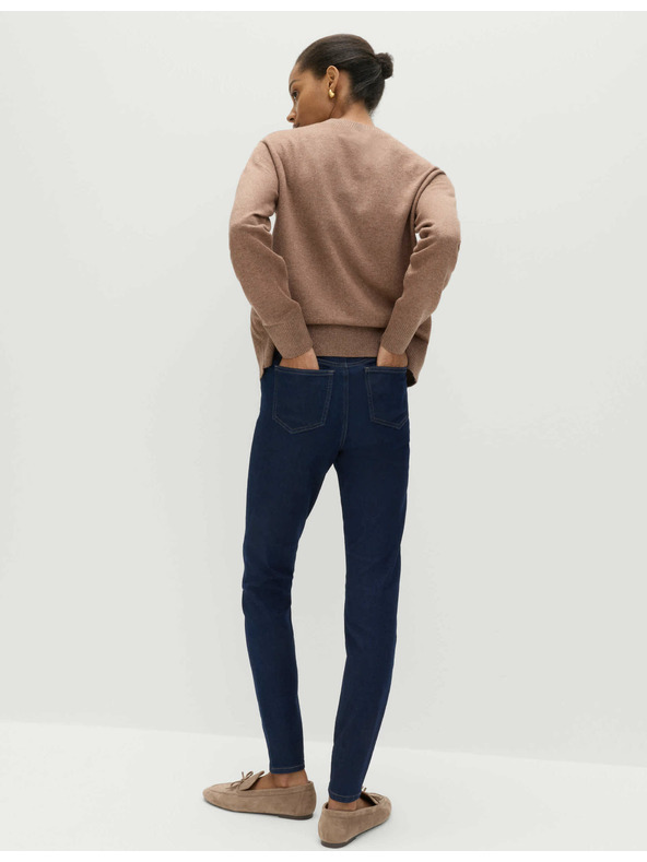 Marks & Spencer Marks & Spencer Тъмно сини дамски джинси с висока талия