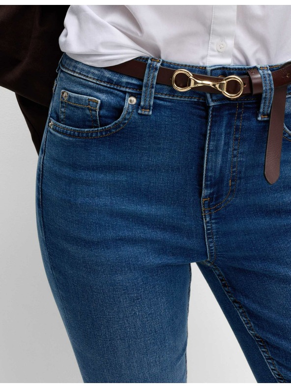 Marks & Spencer Дамски сини разкроени дънки Marks & Spencer