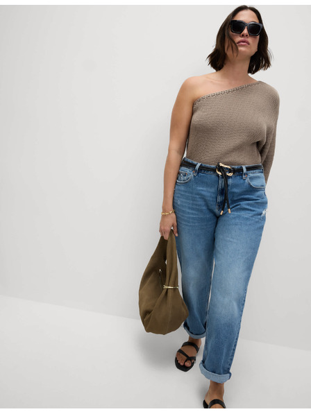 Marks & Spencer Сини дамски джинси тип "boyfriend" Marks & Spencer