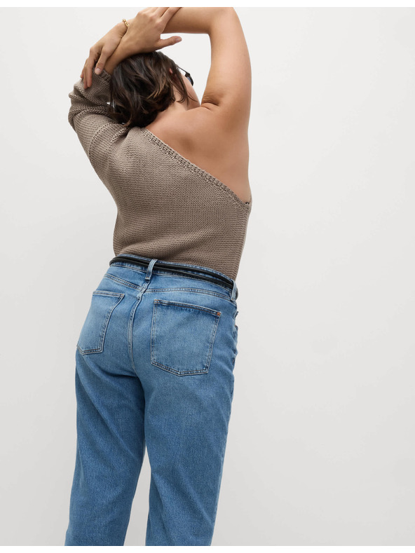 Marks & Spencer Сини дамски джинси тип "boyfriend" Marks & Spencer