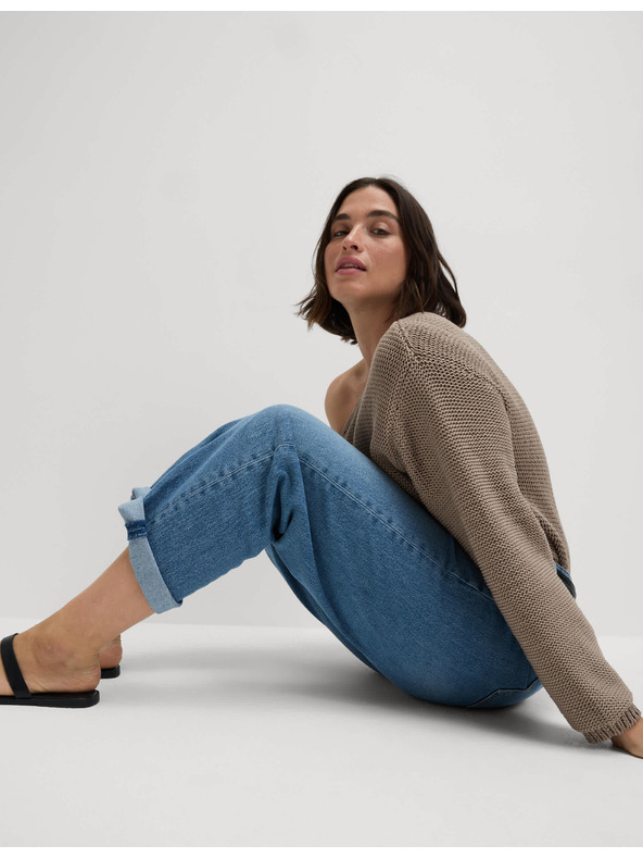 Marks & Spencer Сини дамски джинси тип "boyfriend" Marks & Spencer