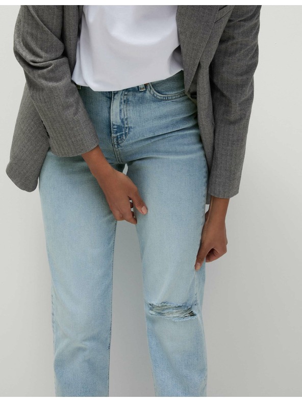 Marks & Spencer Дънкови панталони до глезена, кройка Boyfriend Marks & Spencer