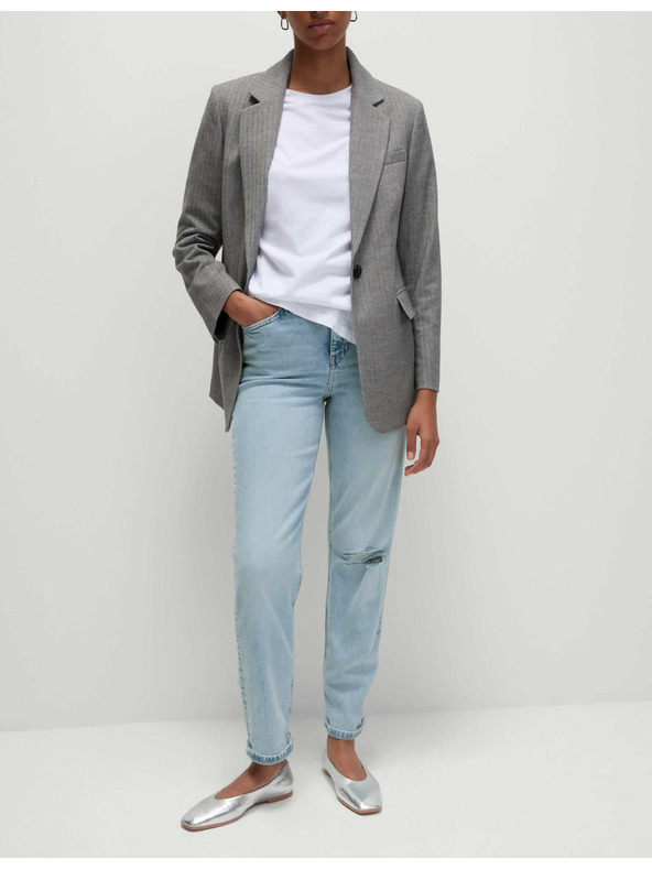 Marks & Spencer Дънкови панталони до глезена, кройка Boyfriend Marks & Spencer