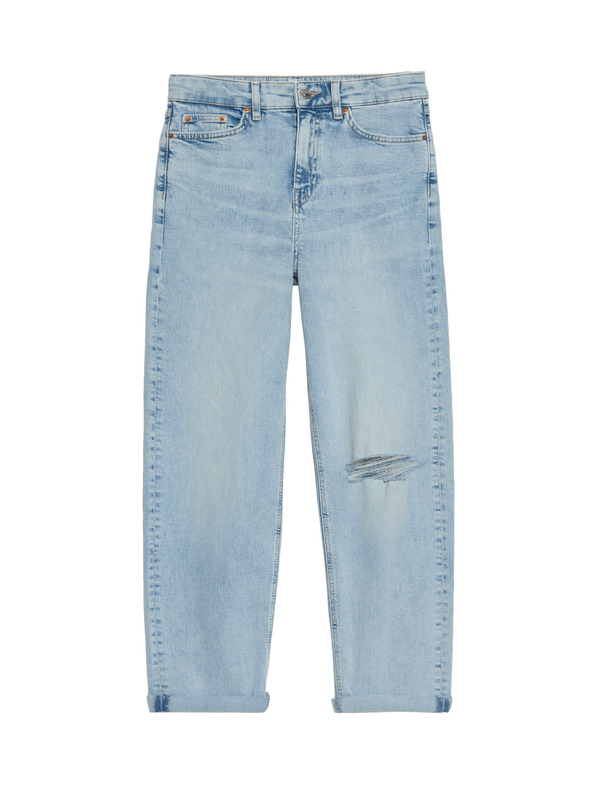 Marks & Spencer Дънкови панталони до глезена, кройка Boyfriend Marks & Spencer