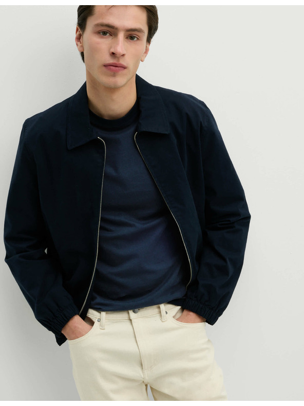 Marks & Spencer Тъмносиня мъжка риза Marks & Spencer