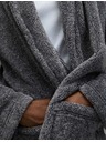 Marks & Spencer Мъжки халат Marks & Spencer Supersoft Grey