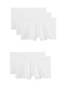 Marks & Spencer Комплект от пет мъжки боксерки в бяло Marks & Spencer