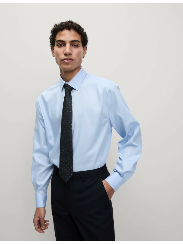 Marks & Spencer Светлосиня мъжка риза Marks & Spencer