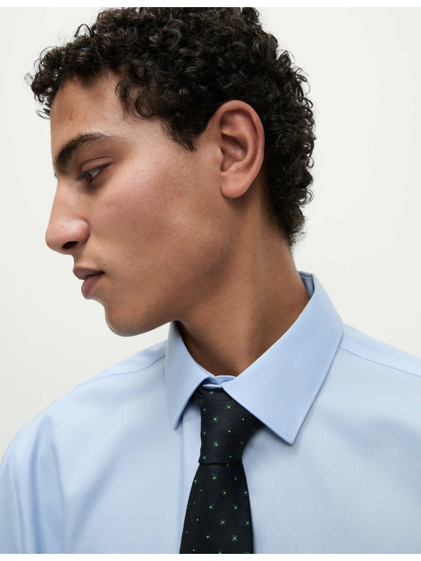 Marks & Spencer Светлосиня мъжка риза Marks & Spencer