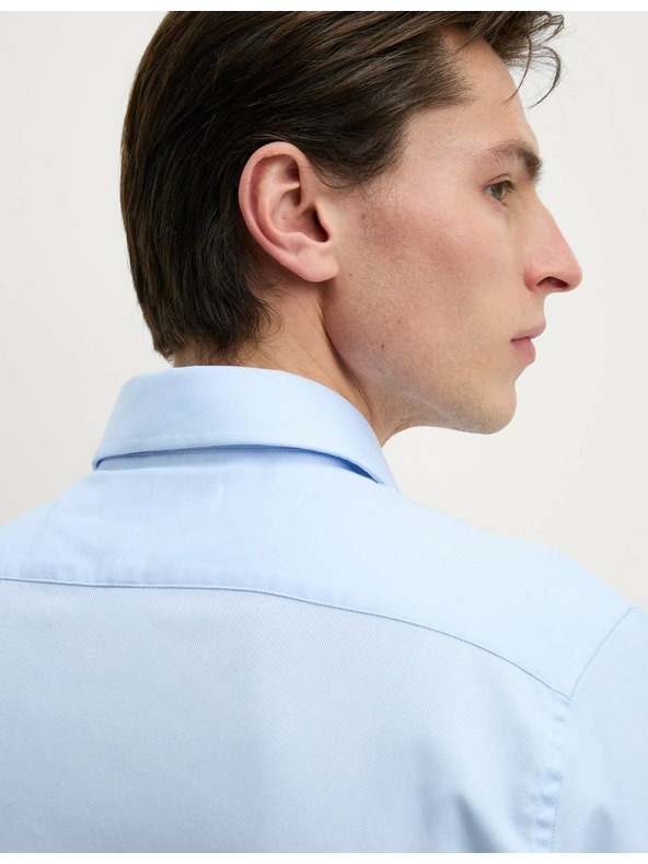 Marks & Spencer Леко вталена риза от луксозен памук с двоен маншет Marks & Spencer