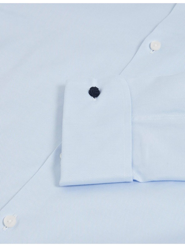 Marks & Spencer Леко вталена риза от луксозен памук с двоен маншет Marks & Spencer