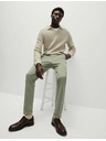 Marks & Spencer Разтегателен панталон chino slim fit Marks & Spencer зелен