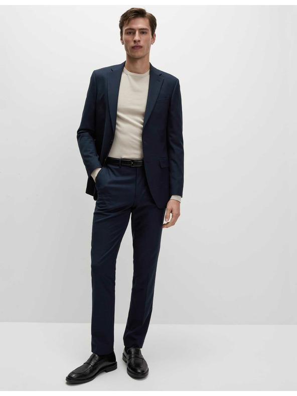 Marks & Spencer Тъмносин мъжки официален панталон Marks & Spencer