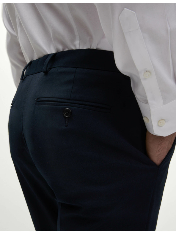 Marks & Spencer Тъмносин мъжки официален панталон Marks & Spencer