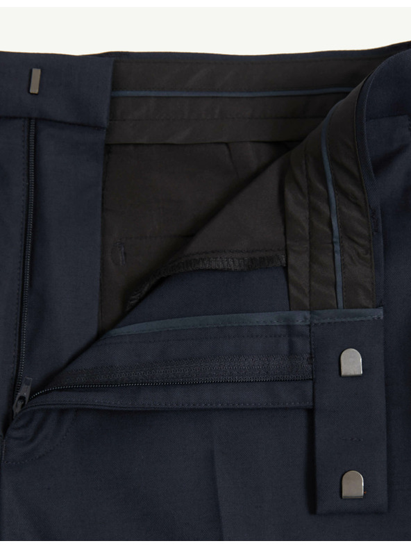 Marks & Spencer Тъмносин мъжки официален панталон Marks & Spencer