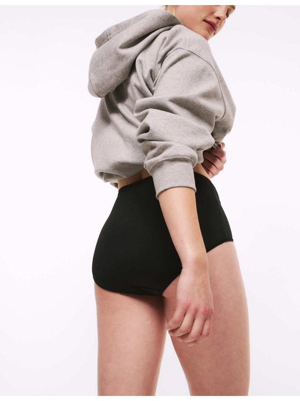 Marks & Spencer Къси панталонки с талия от микрофибър, без видими подгъви, опаковка от 5 броя Marks & Spencer черни