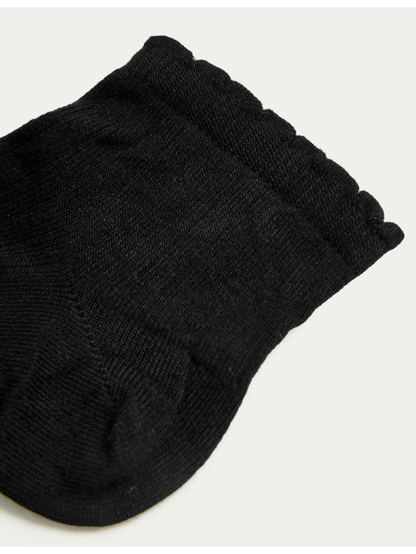 Marks & Spencer 5 чифта безшевни чорапи до глезена на Marks & Spencer, черни