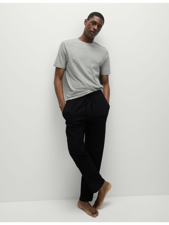 Marks & Spencer Мъжка пижама в черно и сиво Marks & Spencer