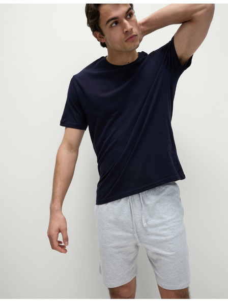 Marks & Spencer Мъжки комплект пижами в сиво и синьо Marks & Spencer