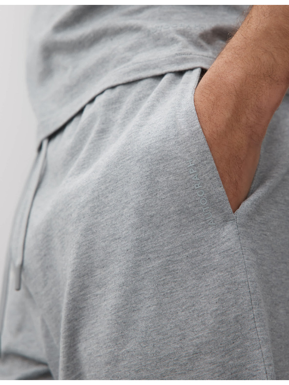 Marks & Spencer Къси панталони за пижама от памук и модал Supima® Marks & Spencer сиви